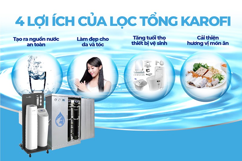 lắp đặt hệ thống lọc nước đầu nguồn karofi tại hà nội