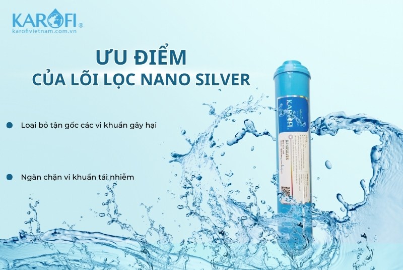 bán lõi lọc nano silver karofi chính hãng tại hà nội