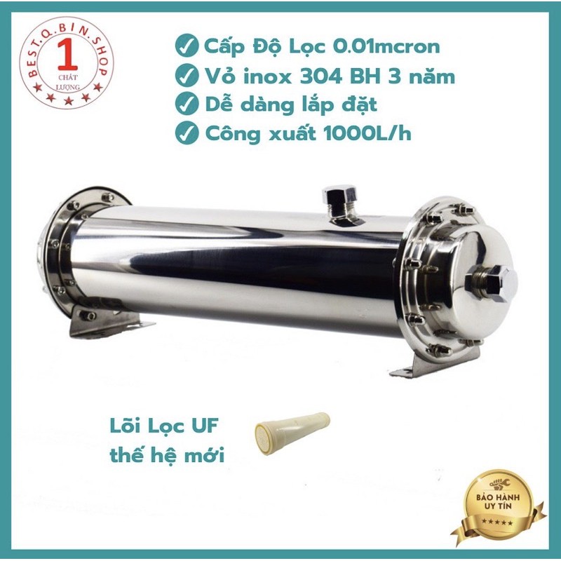 cột lọc nước uf công suất 1000l chính hãng