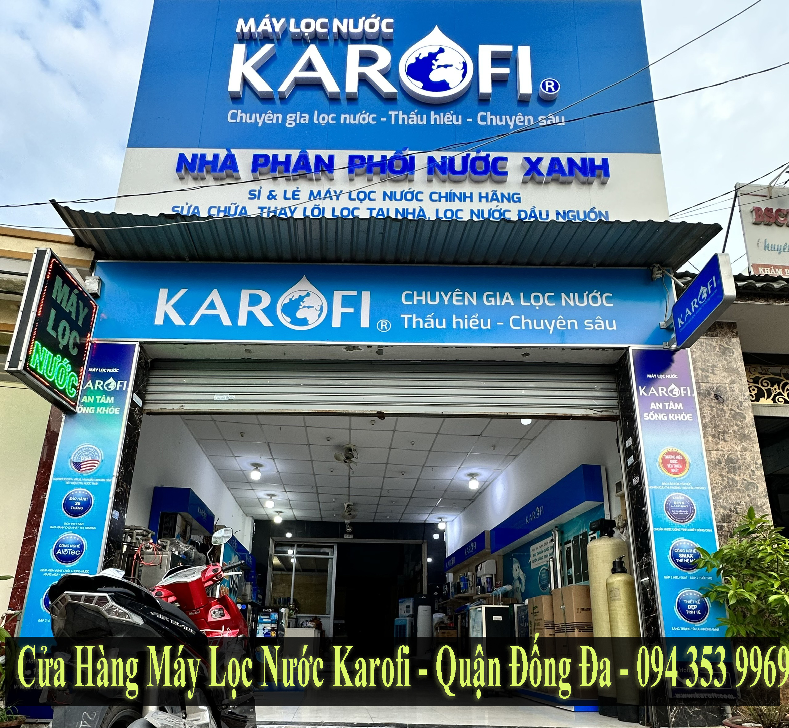 cửa hàng bán máy lọc nước karofi tại đống đa