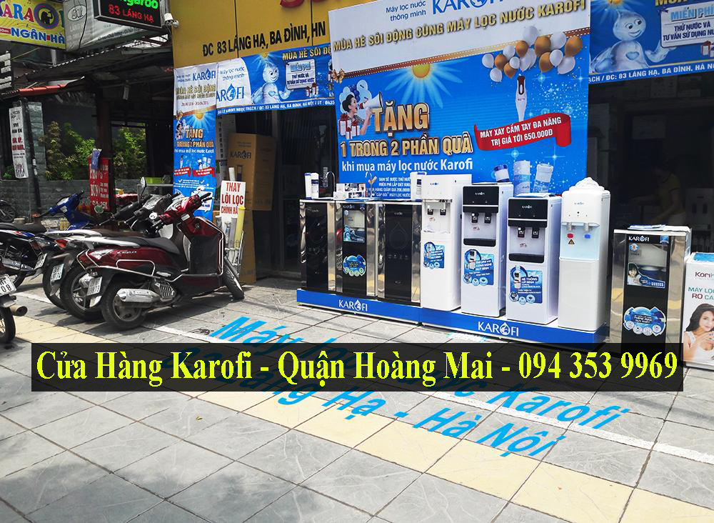 Cửa hàng bán máy lọc nước Karofi Quận Hoàng Mai