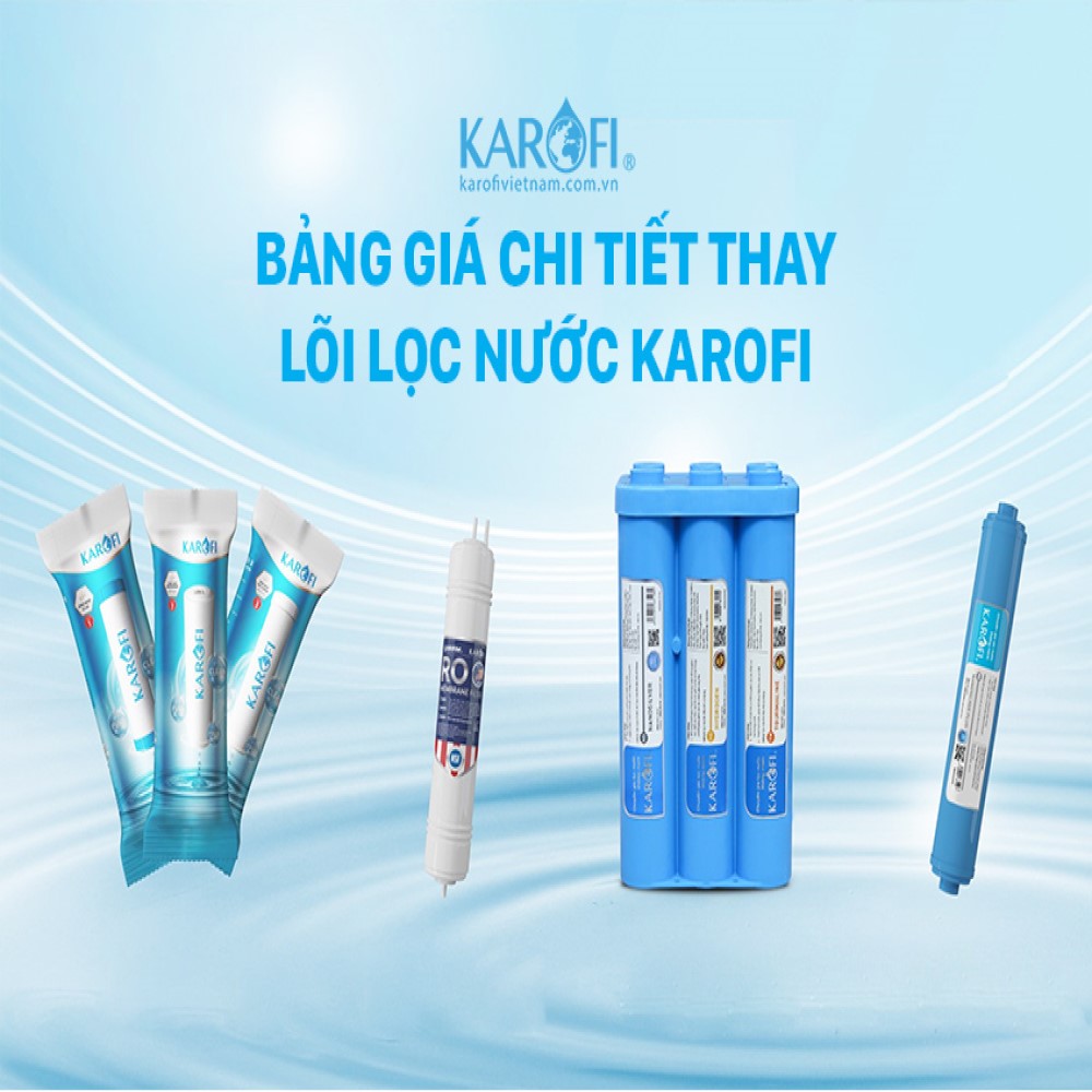 bán thay lõi lọc karofi tại nhà