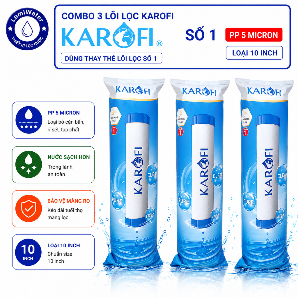 Lõi Lọc Karofi Số 1 | Giá & Thay Lõi Tại Hà Nội