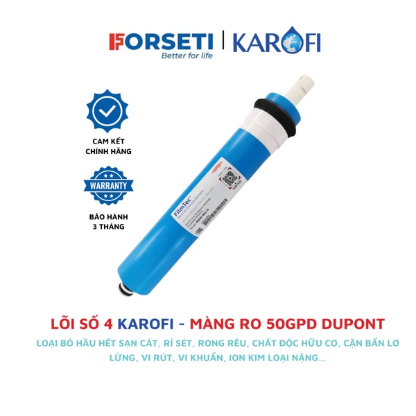 thay màng RO Karofi 50 GPD tại nhà